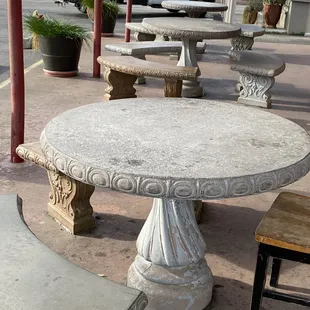 Outdoor seating area