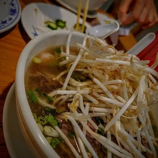 Sam Hut Restaurant Yucaipa Cal Pho Noodle Soup