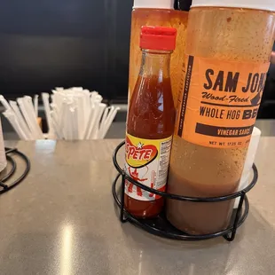 They got sauces