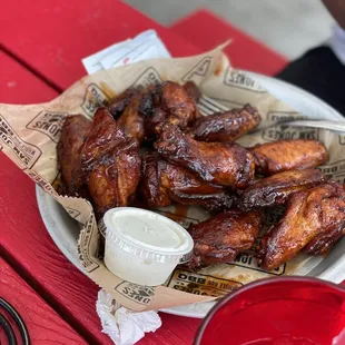 BBQ Smoked Wings (12)