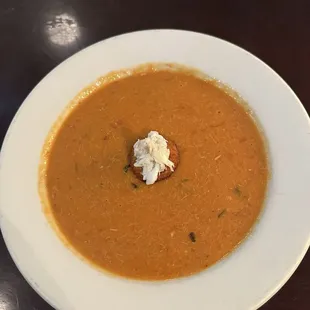 Tomato Bisque Crab Soup