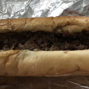 &quot;Mini&quot; cheesesteak (around $5) it was actually huge