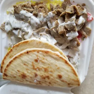 Lamb gyro platter. So good!