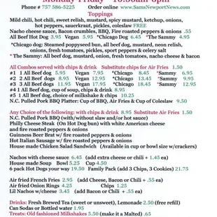 New, extended hours! Lots of specials! Free delivery by 12 noon with orders over $100. Call for info!