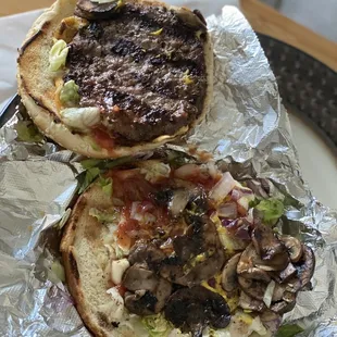 1/4 lb. Mushroom Cheeseburger