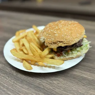 Sams Double Cheeseburger