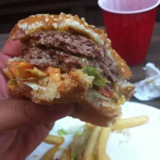 Sams Double Cheeseburger