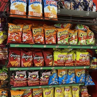 a variety of snacks