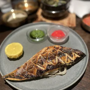 Grilled mackerel