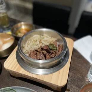 Steak rice bowl