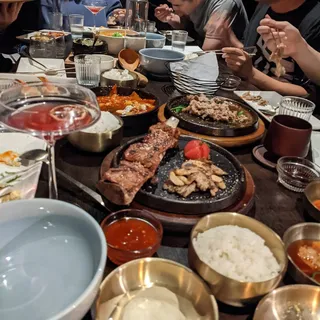 Spicy Rice Cakes with Fried Squid