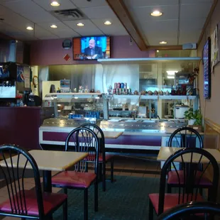 Looking in from the right seating area.