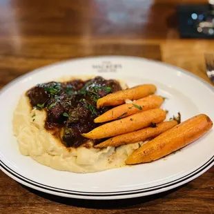 a plate of food on a table