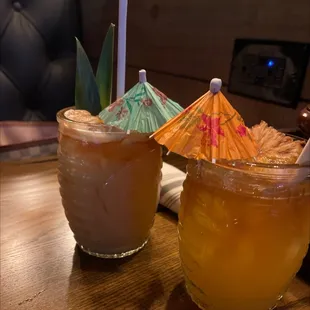 Mai tai and a painkiller