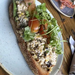 Street Corn Avocado Toast