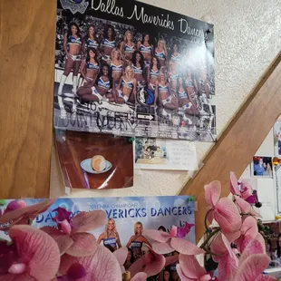 Lots of cool pictures on the wall