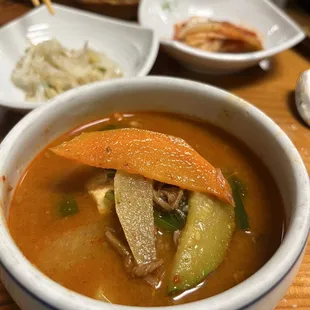 Individual portion of yeomso tang