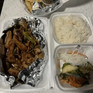 34. Boneless Sliced Chicken BBQ