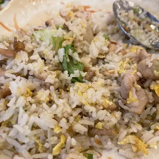 Salted fish and chicken fried rice