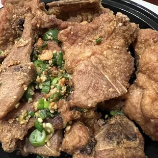 Salted Fried Pork Chops