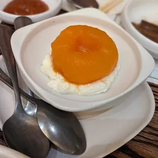 Iced persimmon - delicious!