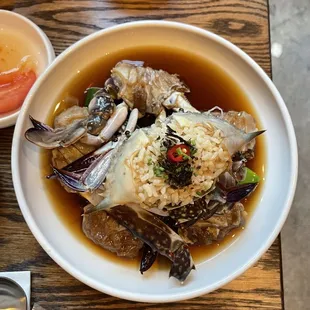 Soy Marinated Crab