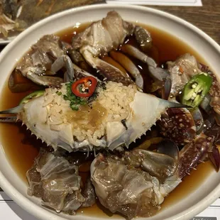Raw Marinated Crab
