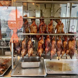 Roast duck and pork
