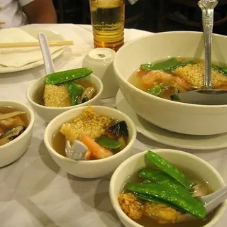 43. Shrimp Sizzling Rice Soup