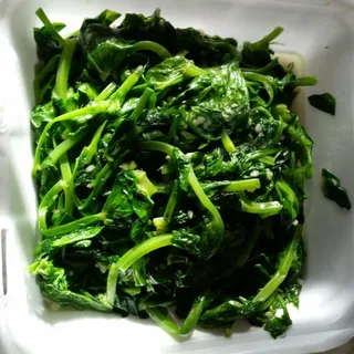 Sauteed Snow Pea Sprouts with Garlic /