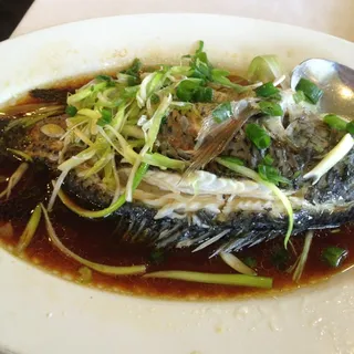 54. Steamed Live Tilapia Luncheon Special