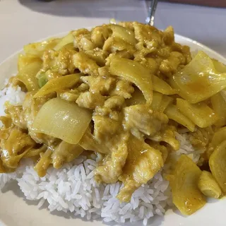 Chicken w/ Curry Sauce on Rice /