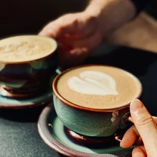 Beautiful morning coffee. Cheers!