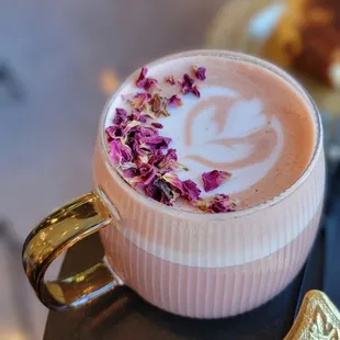 Rose Honey Cardamom Latte