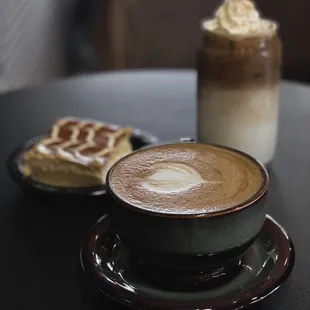 Almond Milk Latte, Tiramisu Latte &amp; Tres Leches