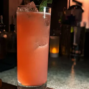 Crushin&apos; on Princess Peach cocktail