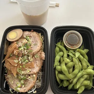 Steamed Soy Beans   Edamame  Pork Cutlet   Tonkatsu