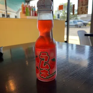 Strawberry Ramune Soda