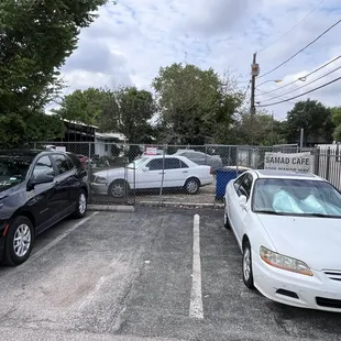 Parking is next door