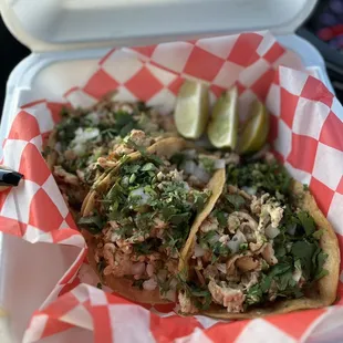 a close up of a taco