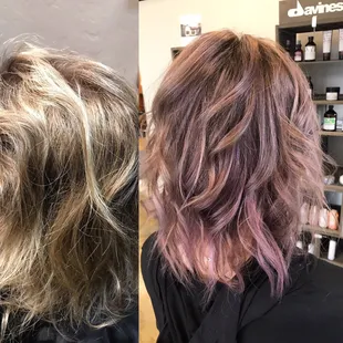 Cut and color done by Samantha Boehm