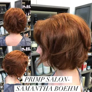 Cut and color by Samantha Boehm