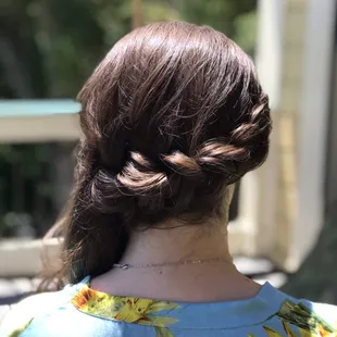 Wedding updo