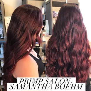 Cut, color, and Brazilian blowout by Samantha Boehm