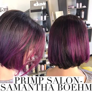Cut and color done by Samantha Boehm