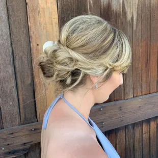 Wedding updo