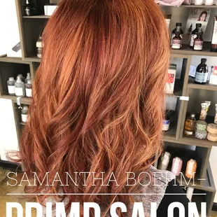 Cut and color done by Samantha Boehm