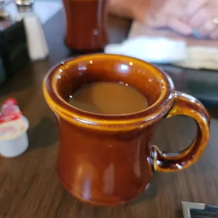 a cup of coffee