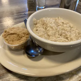 Oatmeal with brown sugar