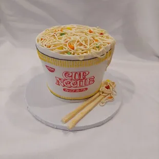 Cup Noodle cake